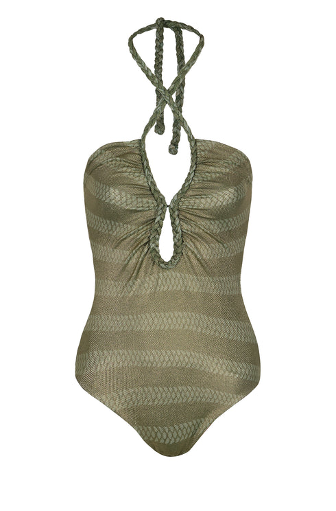 Saint Tropez One Piece / Golden Green